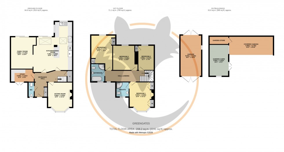 Floorplan for Sway, Lymington, Hampshire
