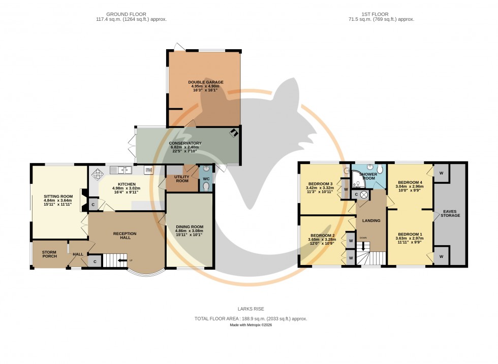Floorplan for Brockenhurst, Hampshire