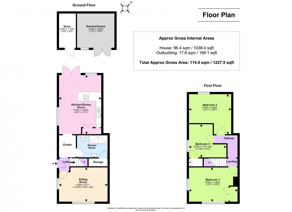 Floorplan for Lymington, Hampshire