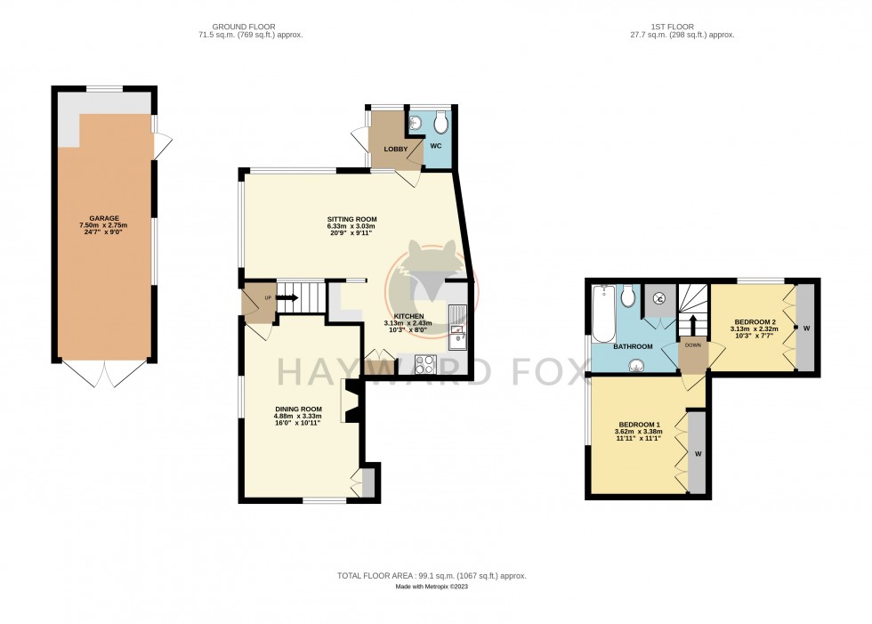Floorplan for Pennington, Lymington, Hampshire