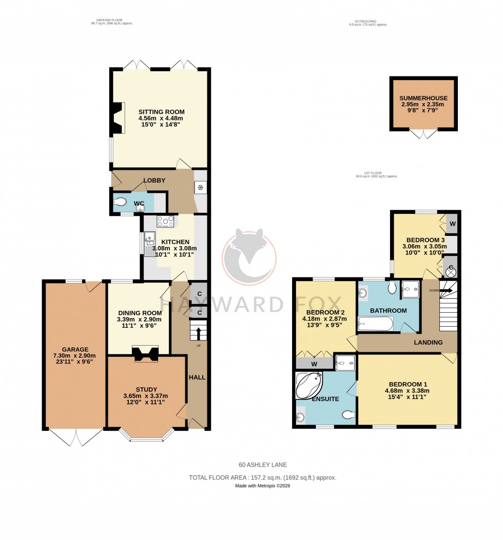 Floorplan for Hordle, Lymington, Hampshire
