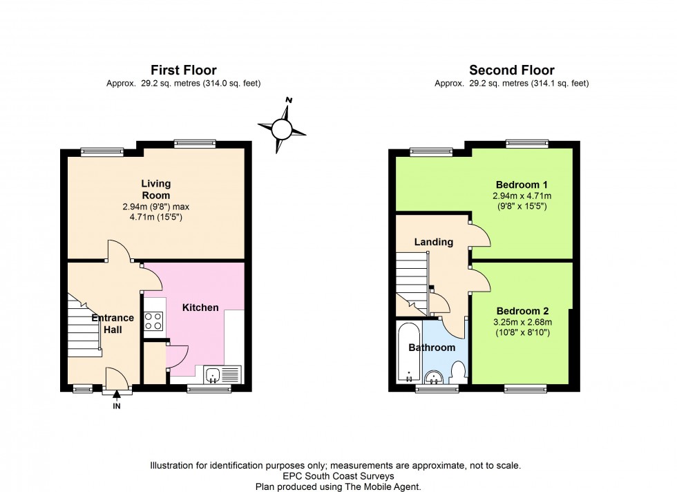 Floorplan for Lymington, Hampshire