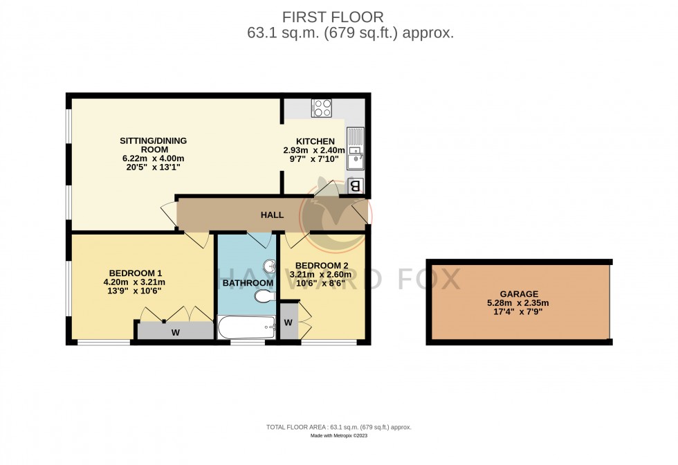 Floorplan for Southampton Road, Lymington, Hampshire