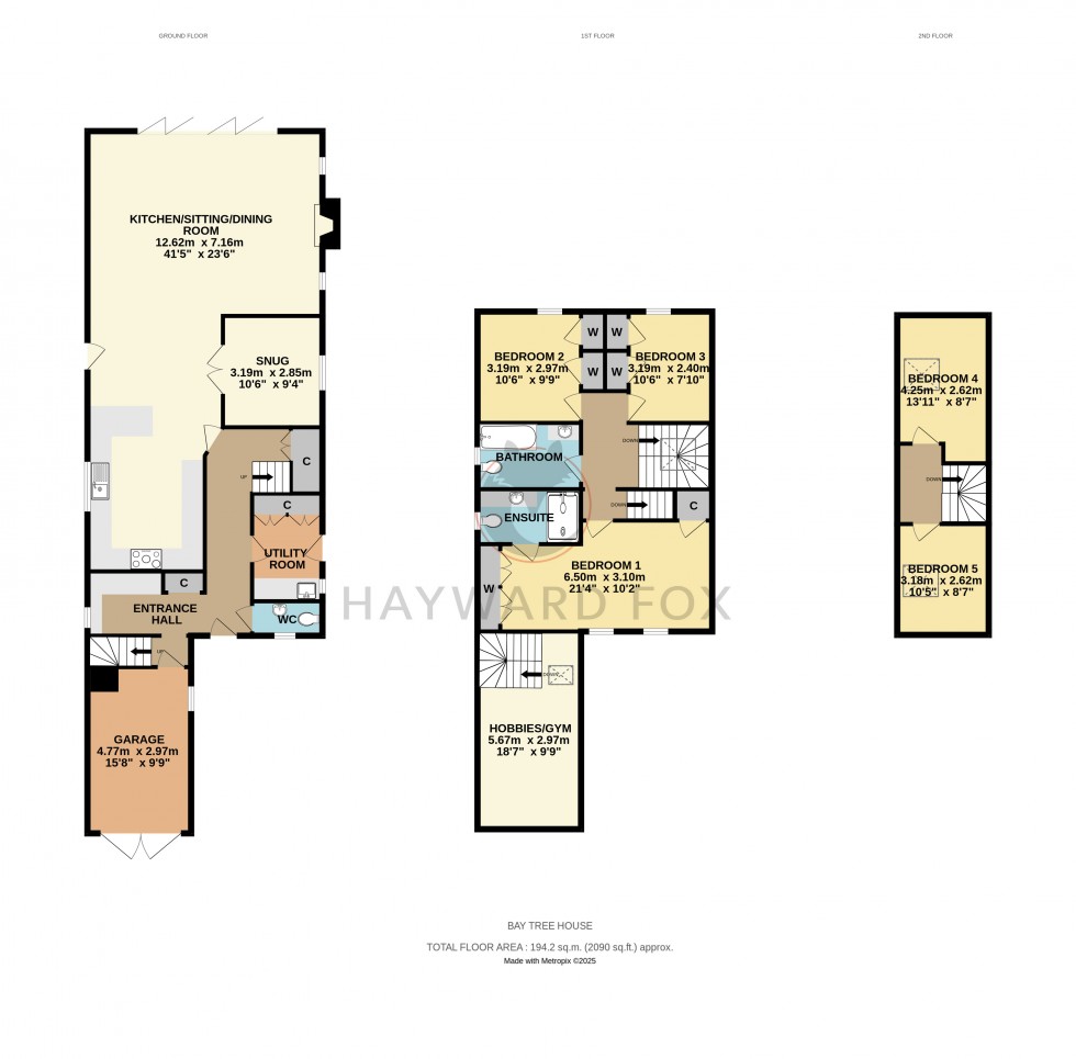 Floorplan for Pennington, Lymington, Hampshire