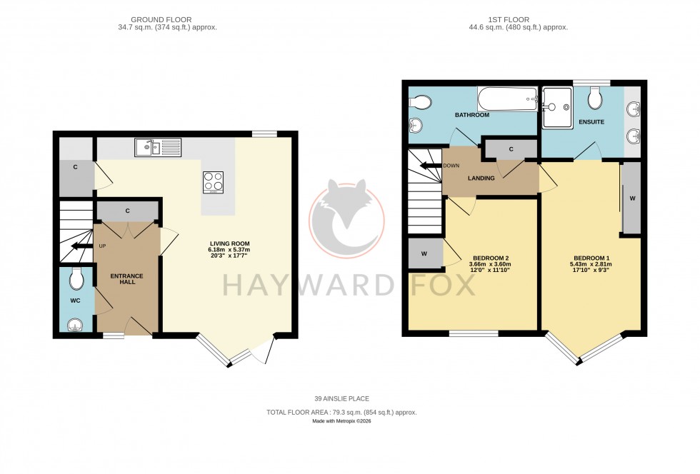 Floorplan for Lymington, Hampshire