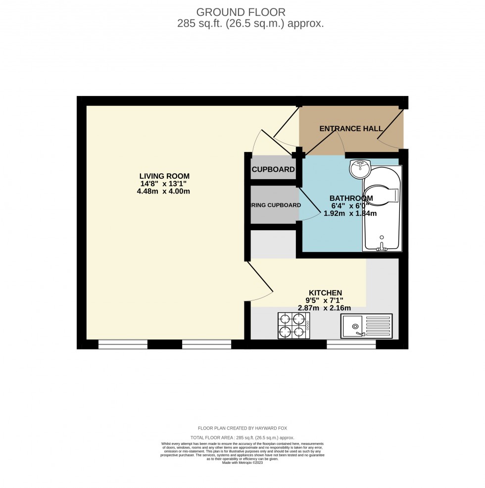 Floorplan for Lymington, Hampshire