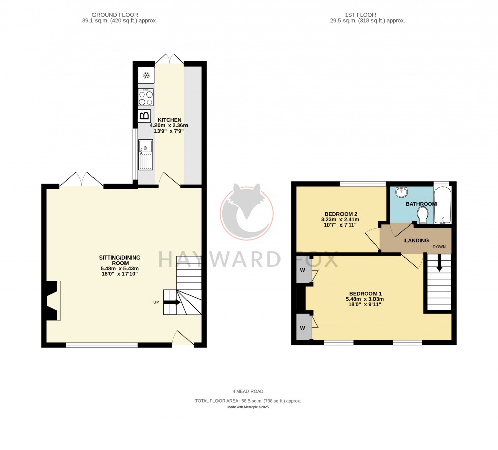 Floorplan for Pennington, Lymington, Hampshire