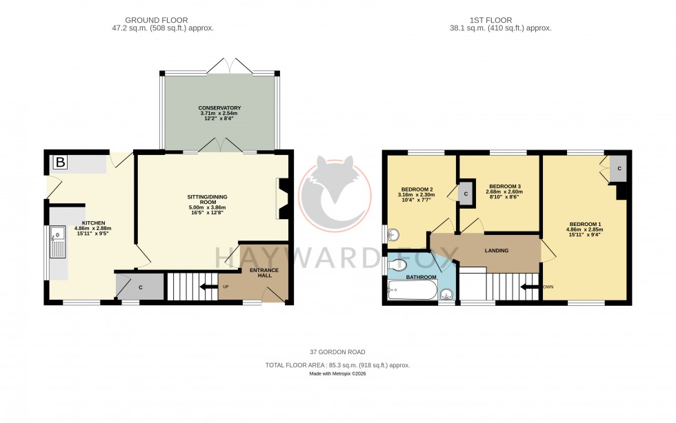 Floorplan for Pennington, Lymington, Hampshire