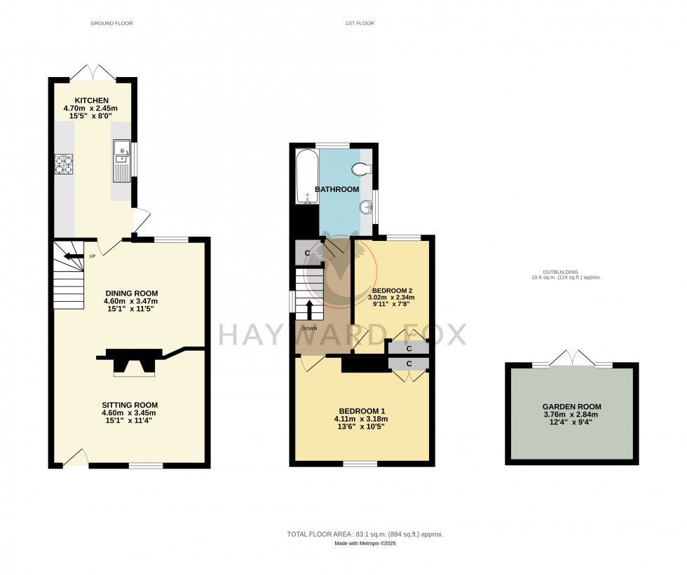 Floorplan for Lymington, Hampshire