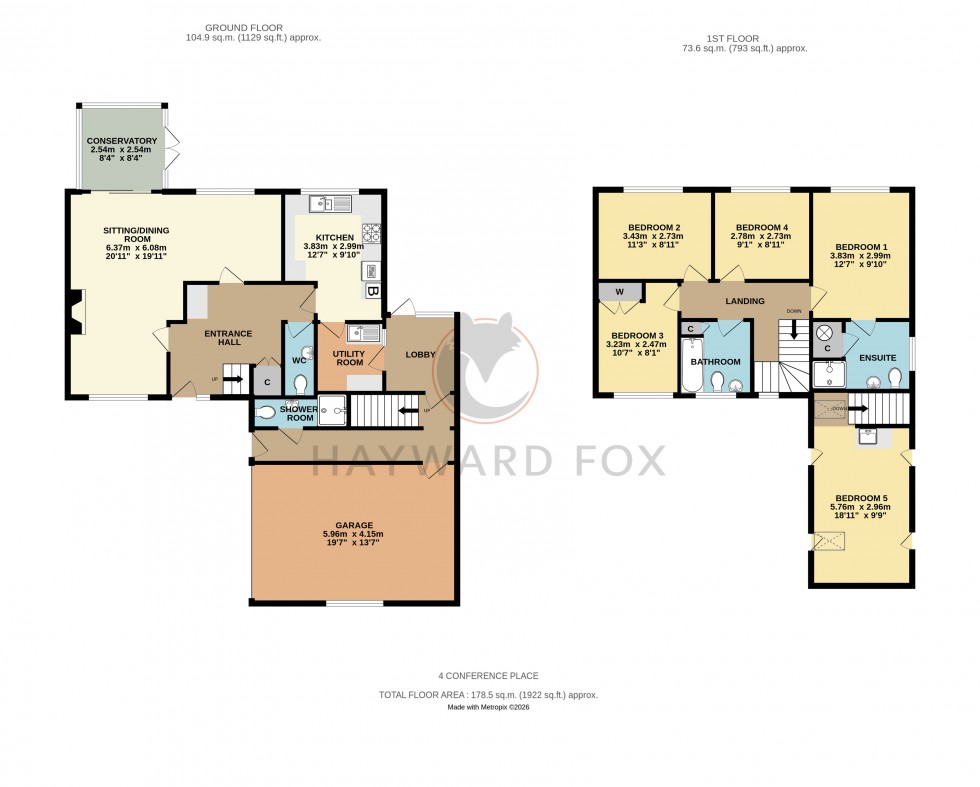 Floorplan for Lymington, Hampshire