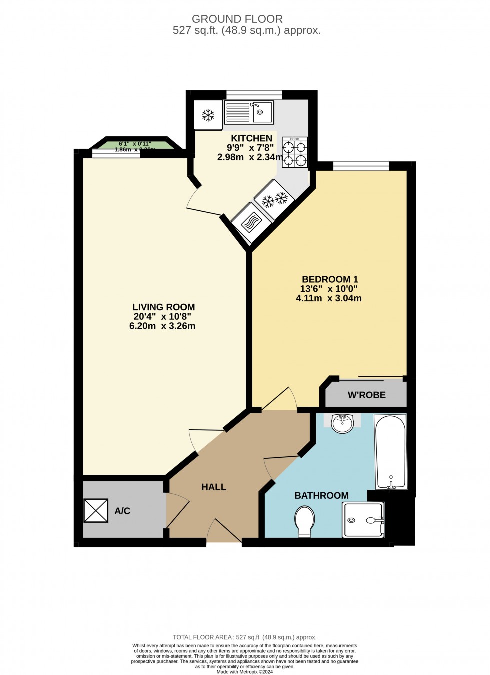 Floorplan for Lymington, Hampshire