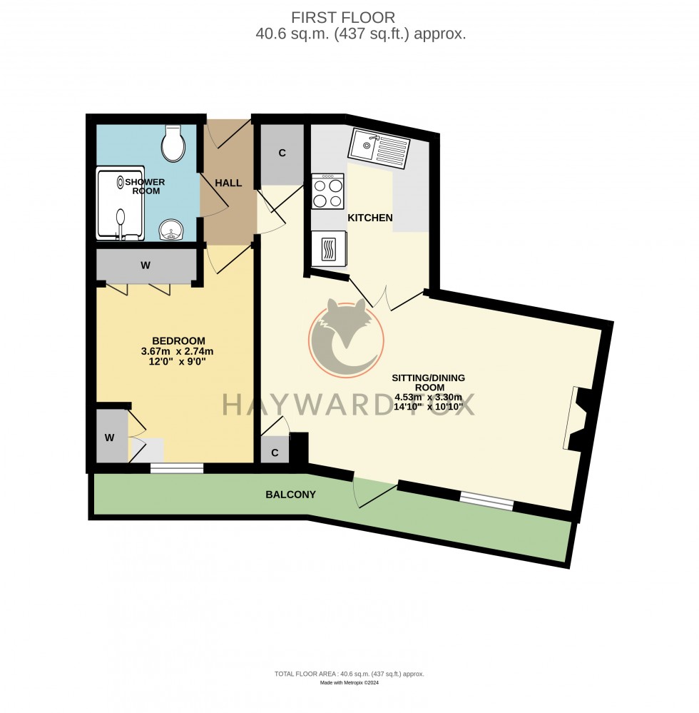 Floorplan for Lymington, Hampshire
