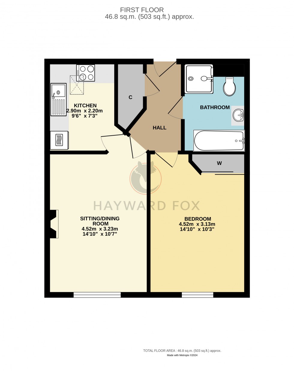 Floorplan for Lymington, Hampshire