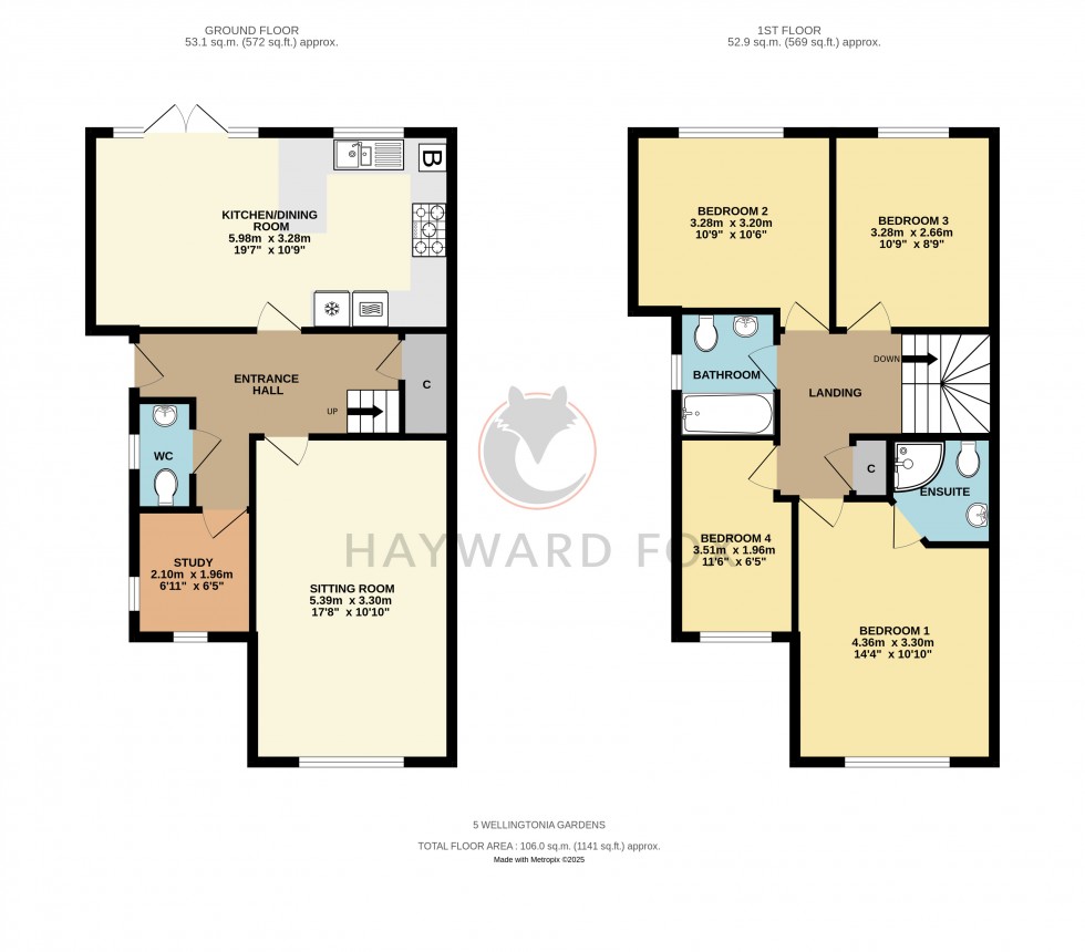 Floorplan for Hordle, Lymington, Hampshire