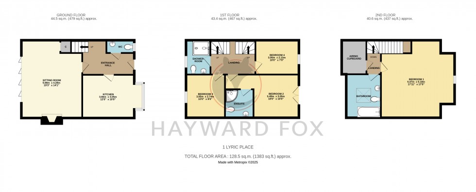 Floorplan for Lymington, Hampshire