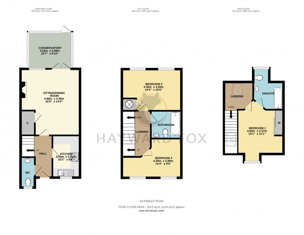 Floorplan for Lymington, Hampshire