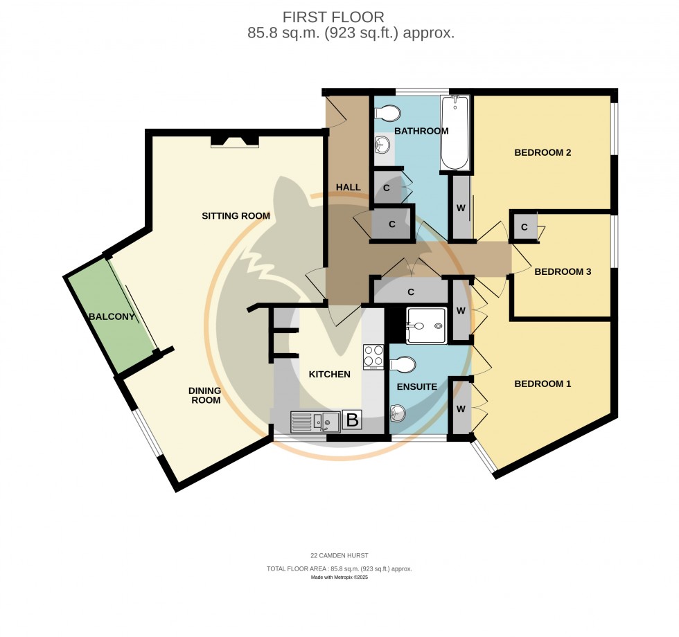 Floorplan for Milford on Sea, Lymington, Hampshire