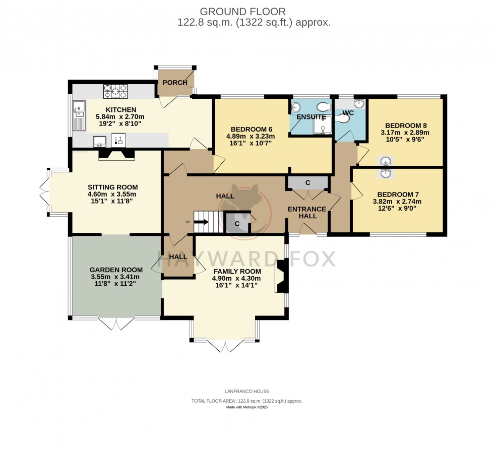 Floorplan for Burley, Ringwood, Hampshire