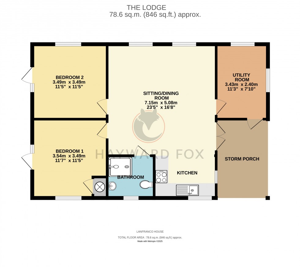 Floorplan for Burley, Ringwood, Hampshire