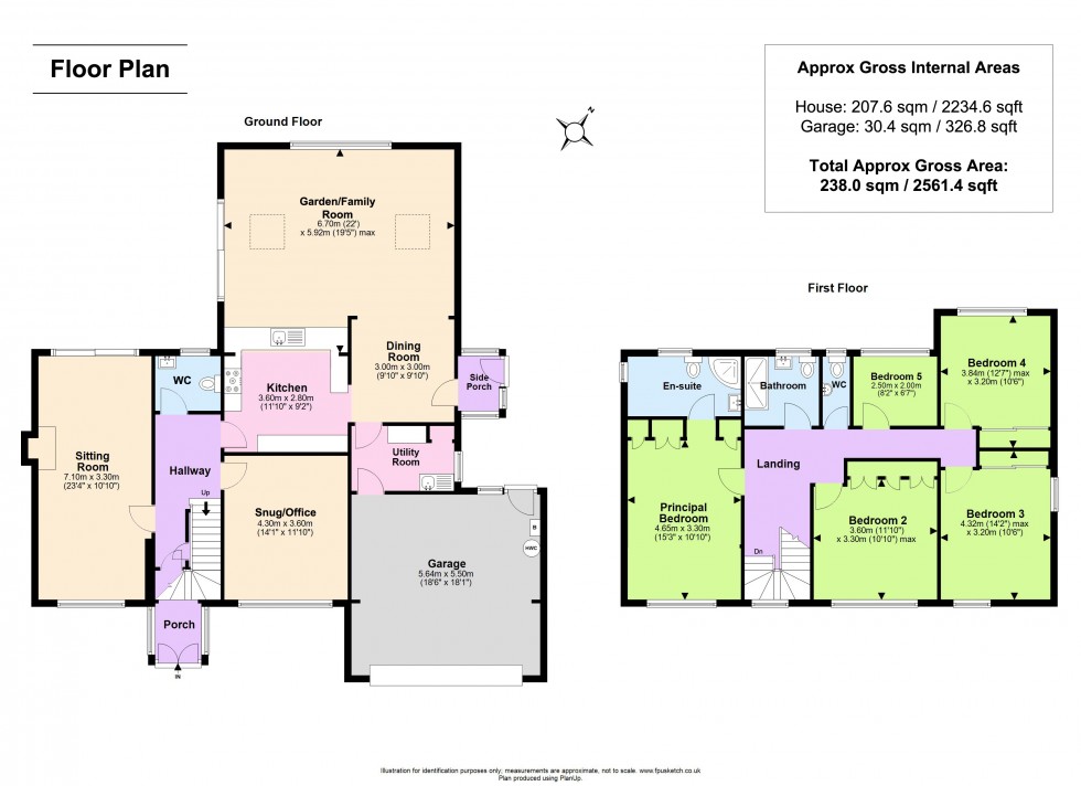 Floorplan for Lymington, Hampshire