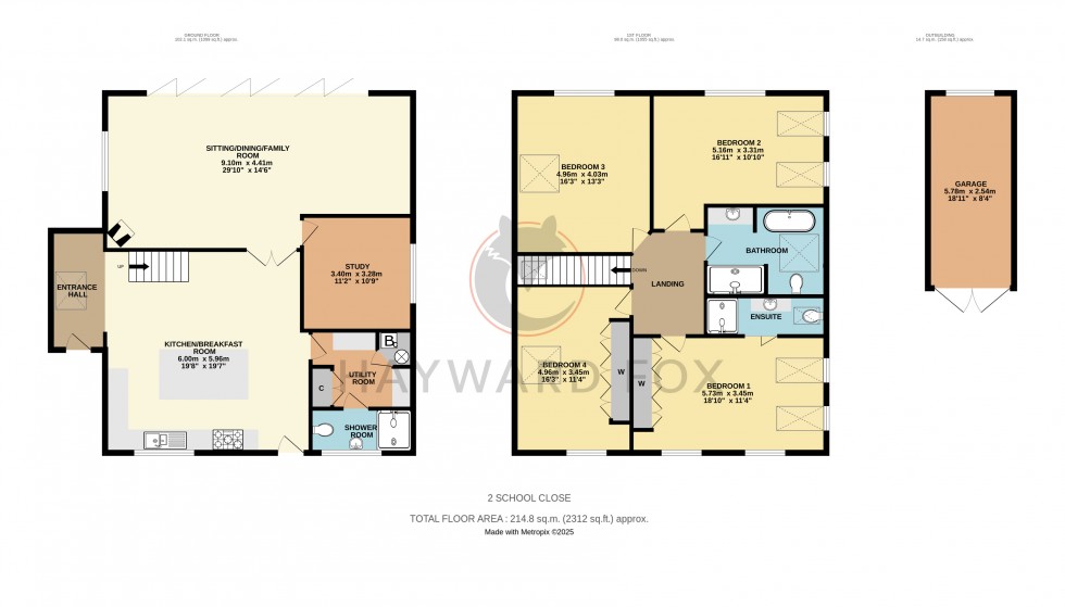 Floorplan for Pennington, Lymington, Hampshire