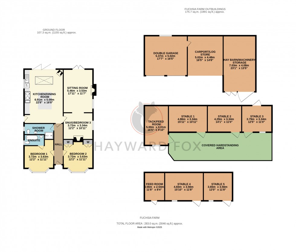 Floorplan for Tiptoe, Lymington, Hampshire