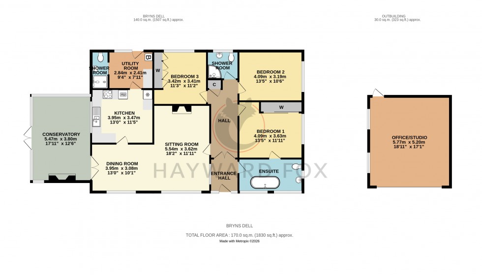 Floorplan for Pennington, Lymington, Hampshire