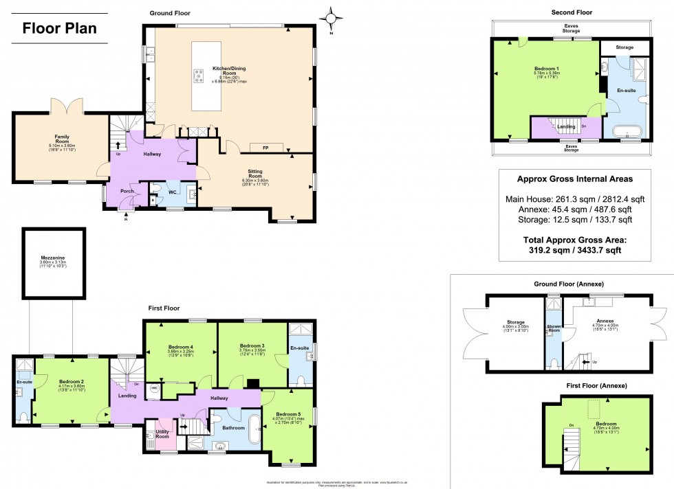 Floorplan for Lymington, Hampshire