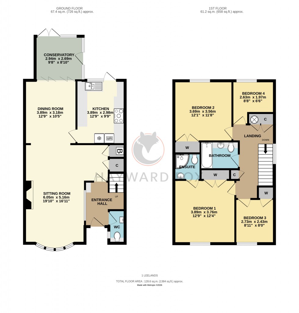 Floorplan for Pennington, Lymington, Hampshire