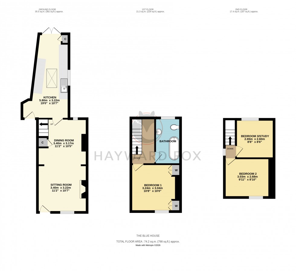 Floorplan for Lymington, Hampshire