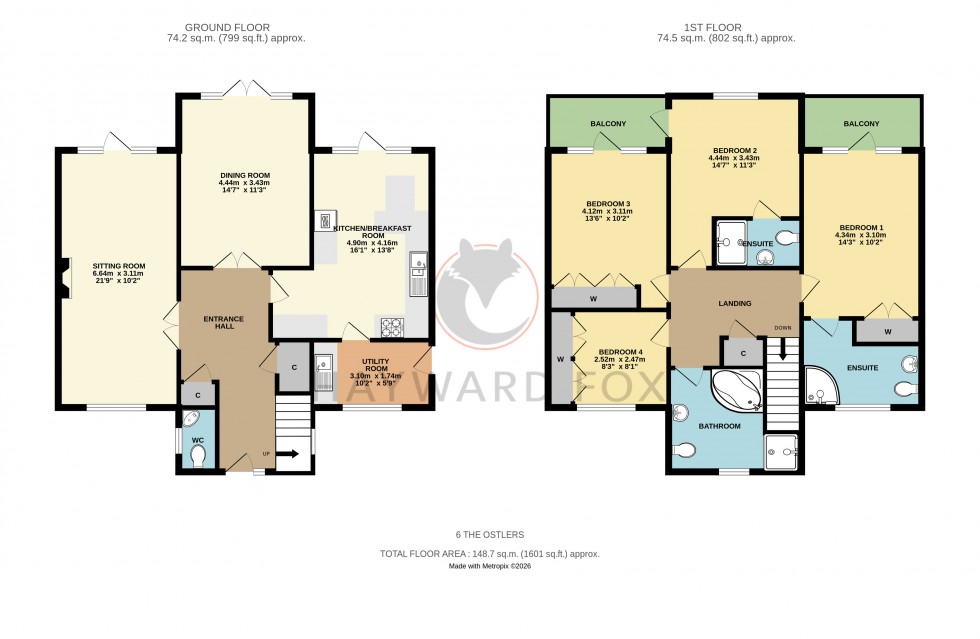 Floorplan for Hordle, Lymington, Hampshire