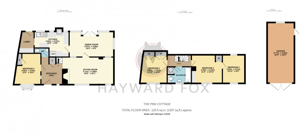 Floorplan for Pilley, Lymington, Hampshire