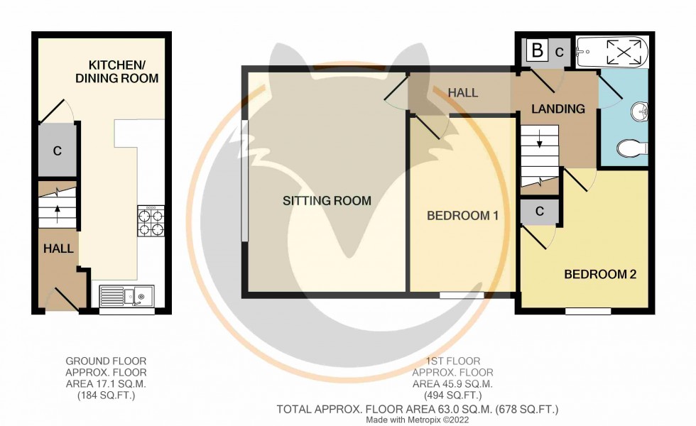 Floorplan for Milford on Sea, Lymington