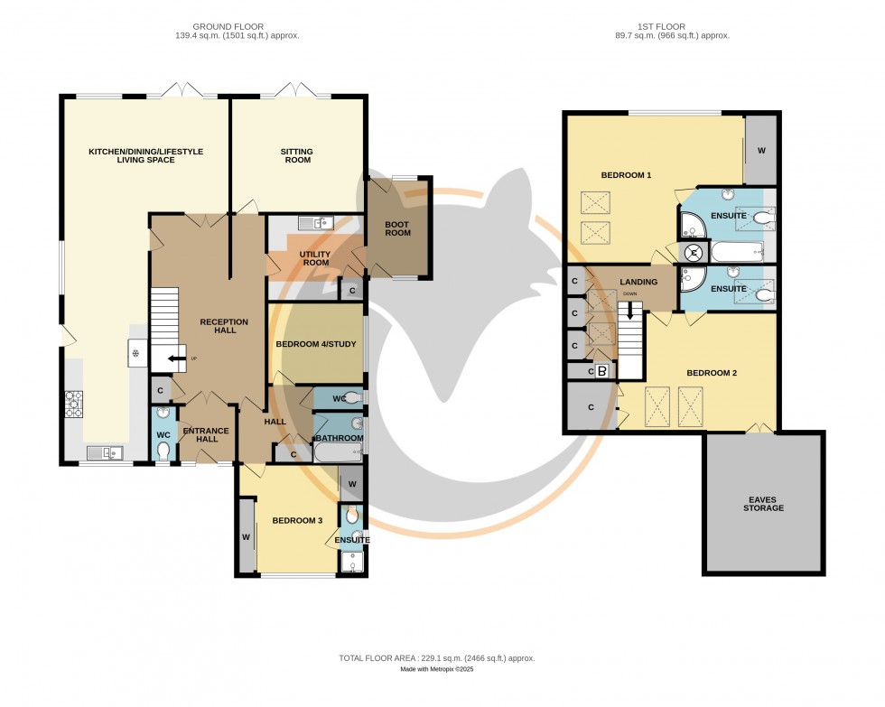 Floorplan for Milford on Sea, Lymington
