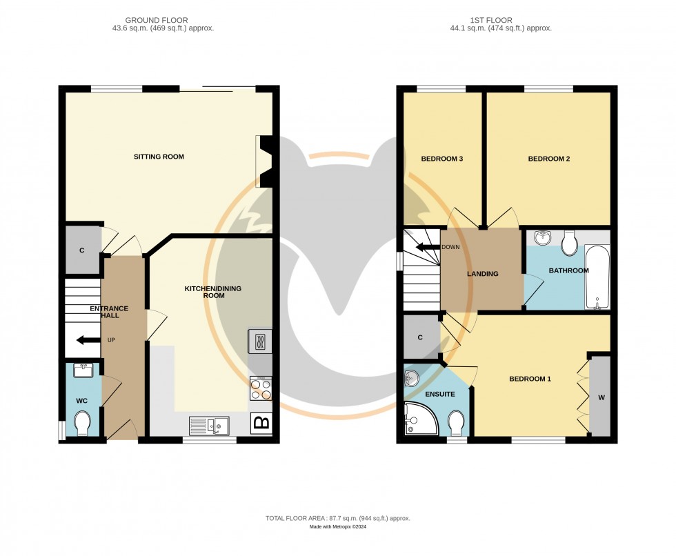 Floorplan for Milford on Sea, Lymington, Hampshire