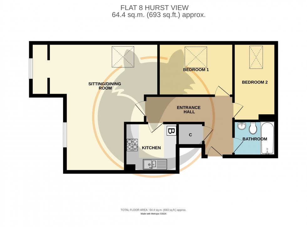 Floorplan for Milford on Sea, Lymington, Hampshire