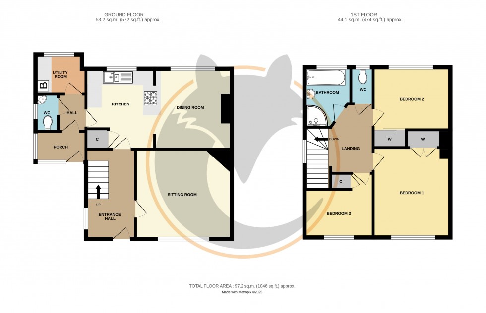 Floorplan for Keyhaven, Lymington, Hampshire