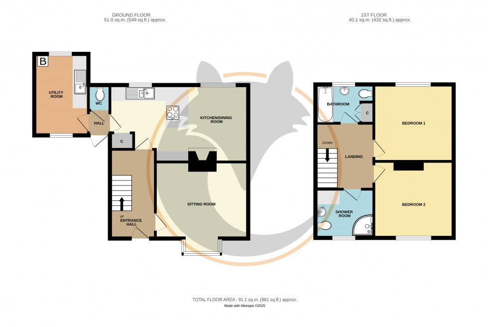 Floorplan for Keyhaven, Lymington, Hampshire