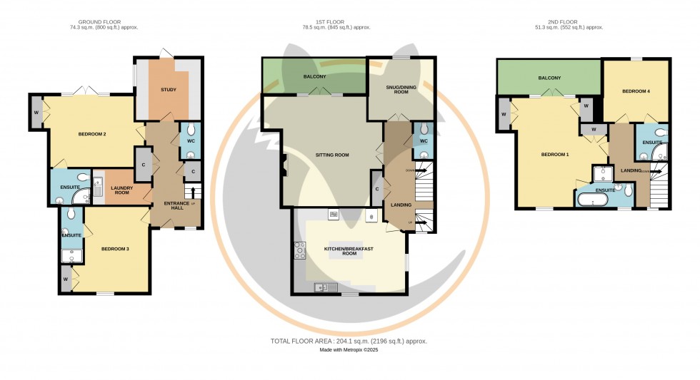 Floorplan for Whately Road, Milford-On-Sea, Hampshire