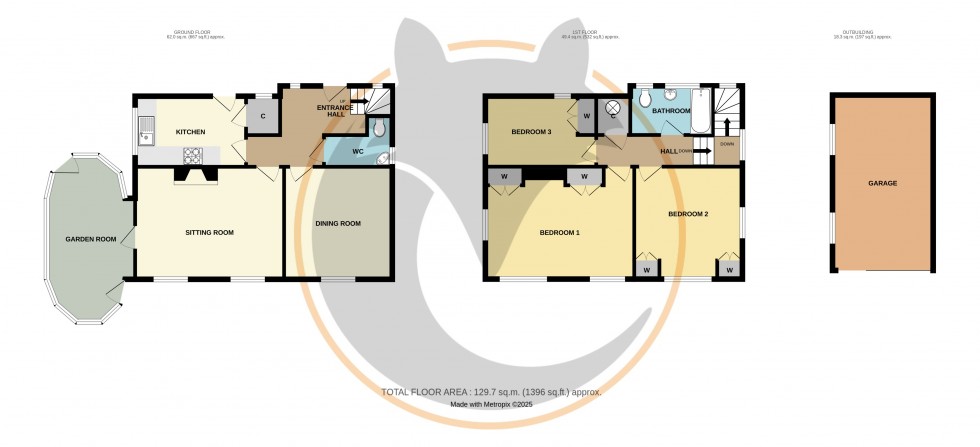 Floorplan for Keyhaven, Lymington, Hampshire