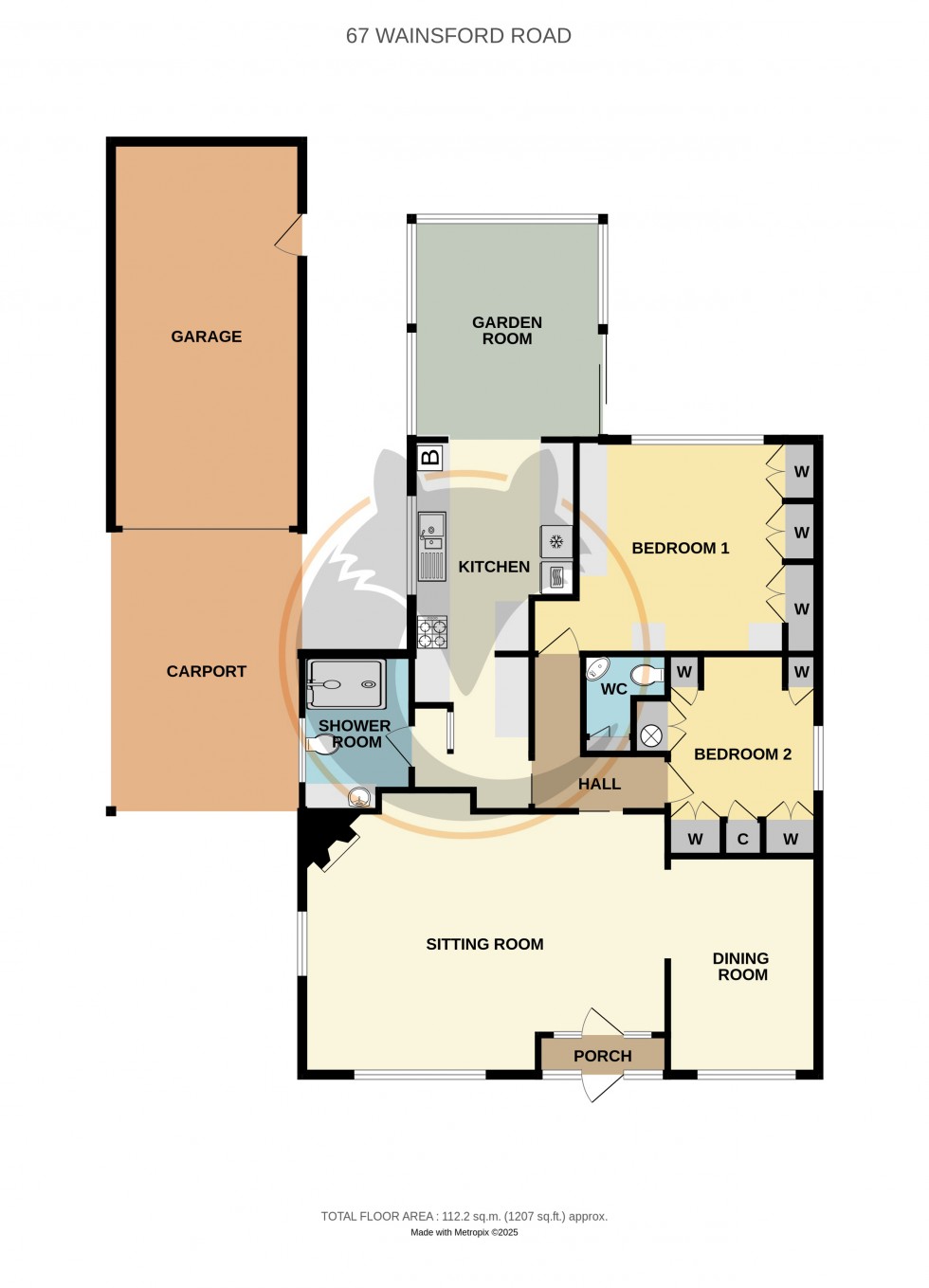 Floorplan for Everton, Lymington, HAmpshire