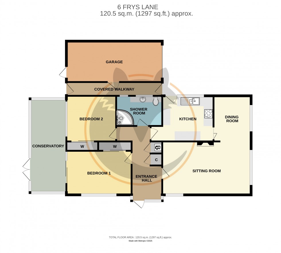 Floorplan for Everton, Lymington, Hampshire