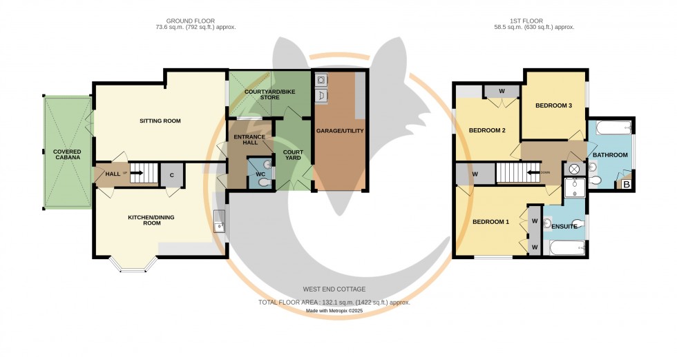 Floorplan for Everton, Lymington, Hampshire