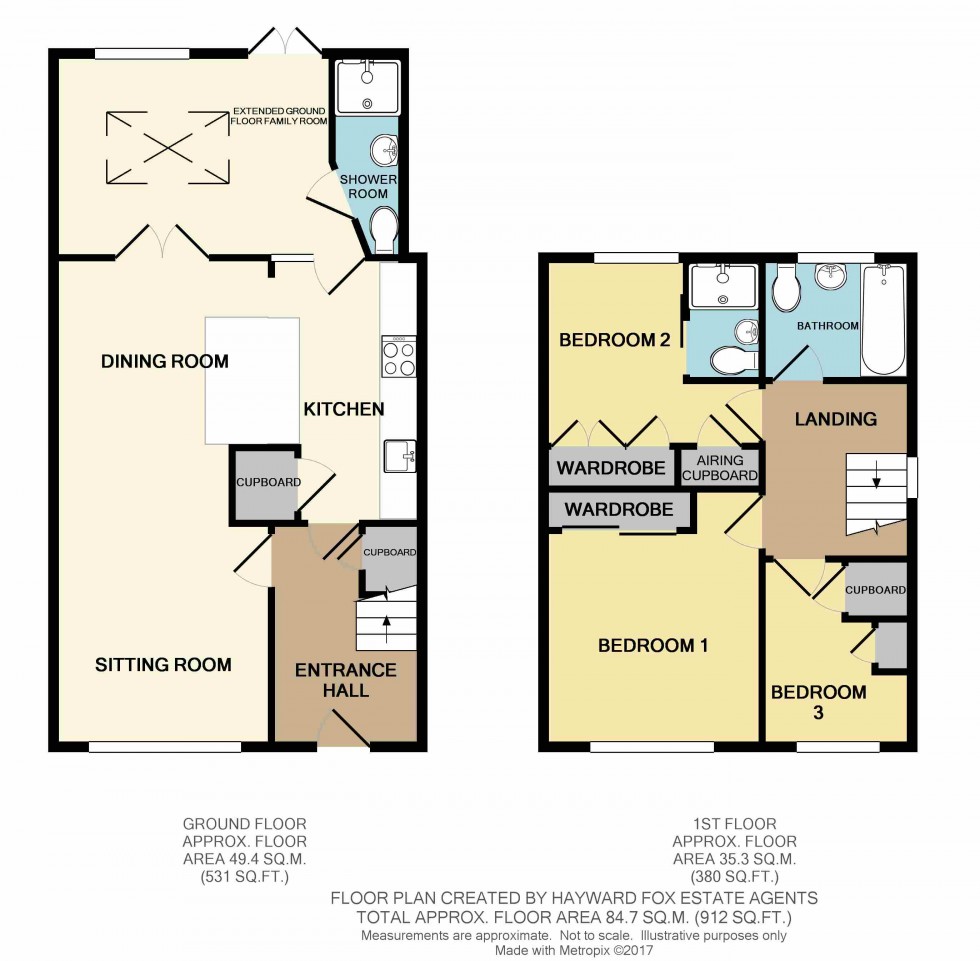 Floorplan for Milford On Sea, Lymington, Hampshire