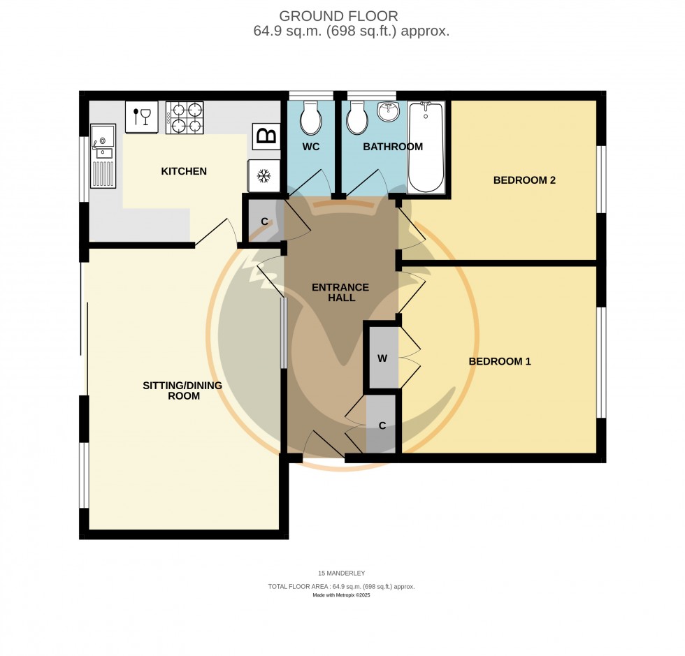 Floorplan for Milford on Sea, Lymington, Hampshire