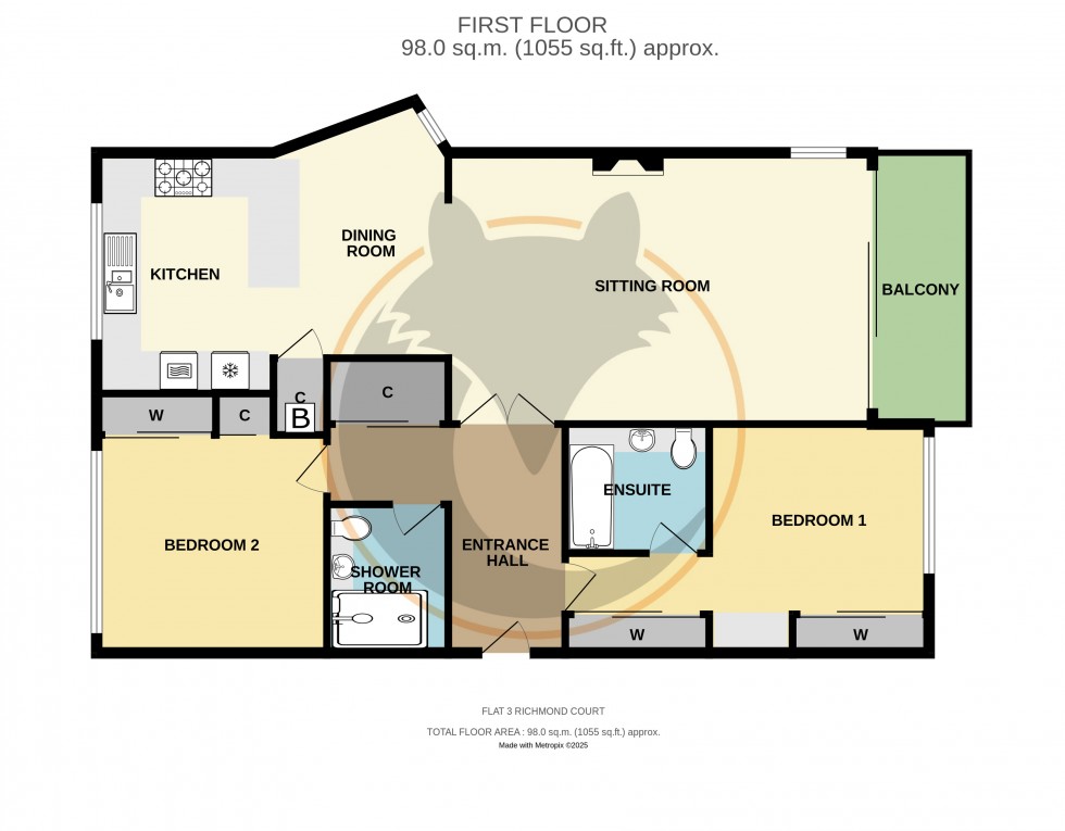Floorplan for Milford on Sea, Lymington, Hampshire