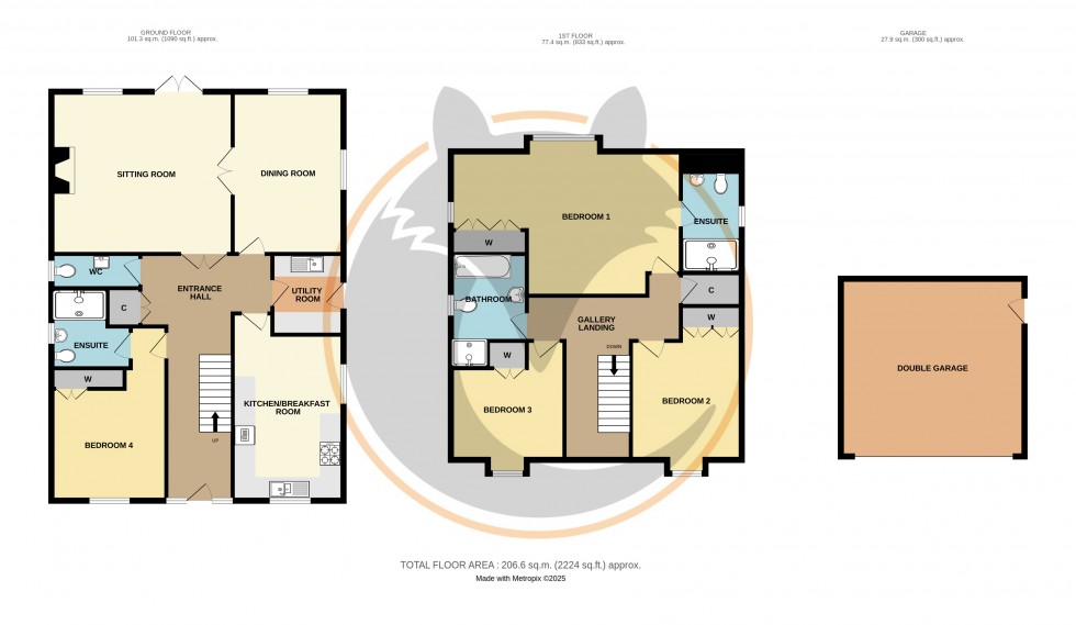 Floorplan for Milford on Sea, Lymington, Hampshire