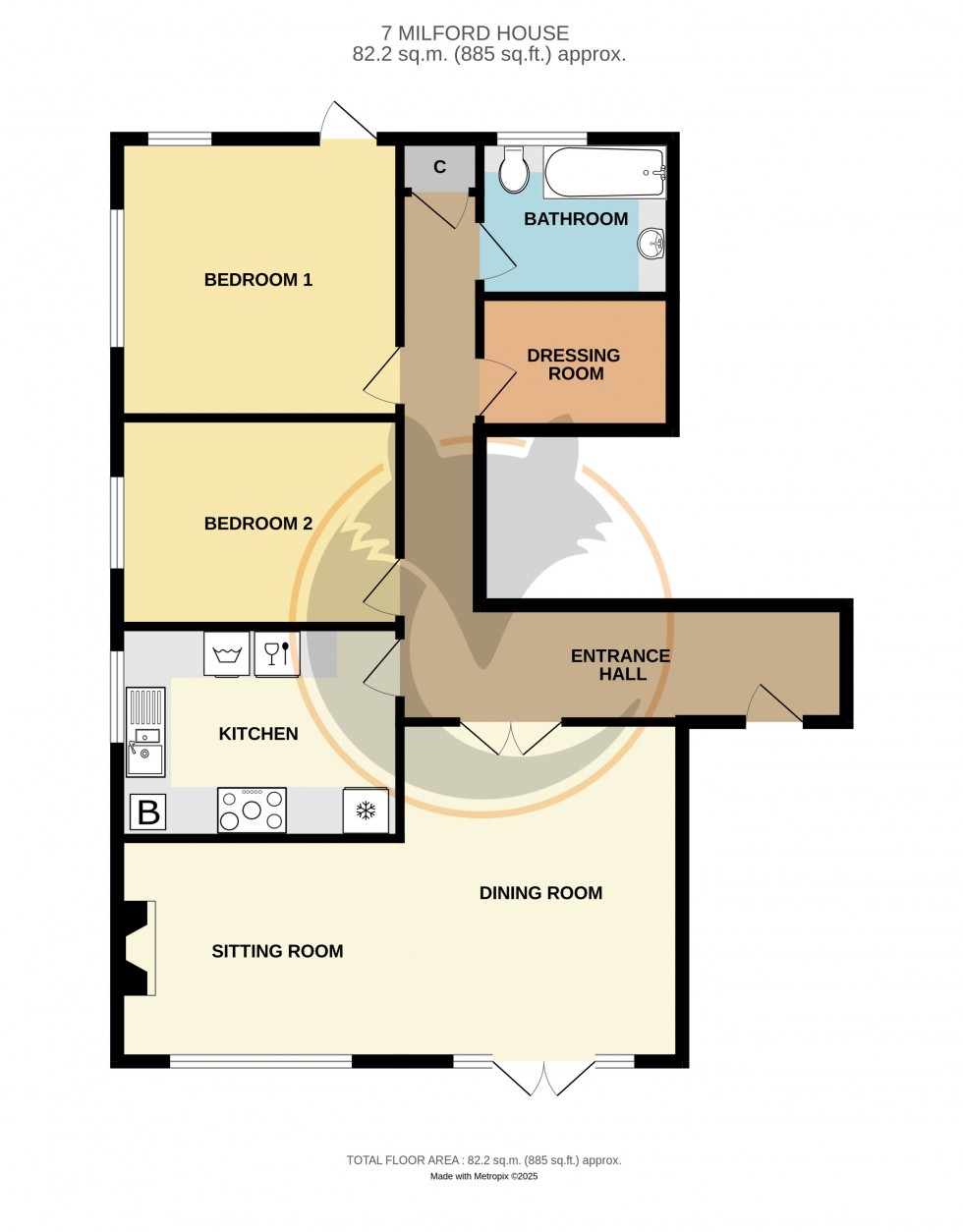 Floorplan for Milford on Sea, Lymington, Hampshire