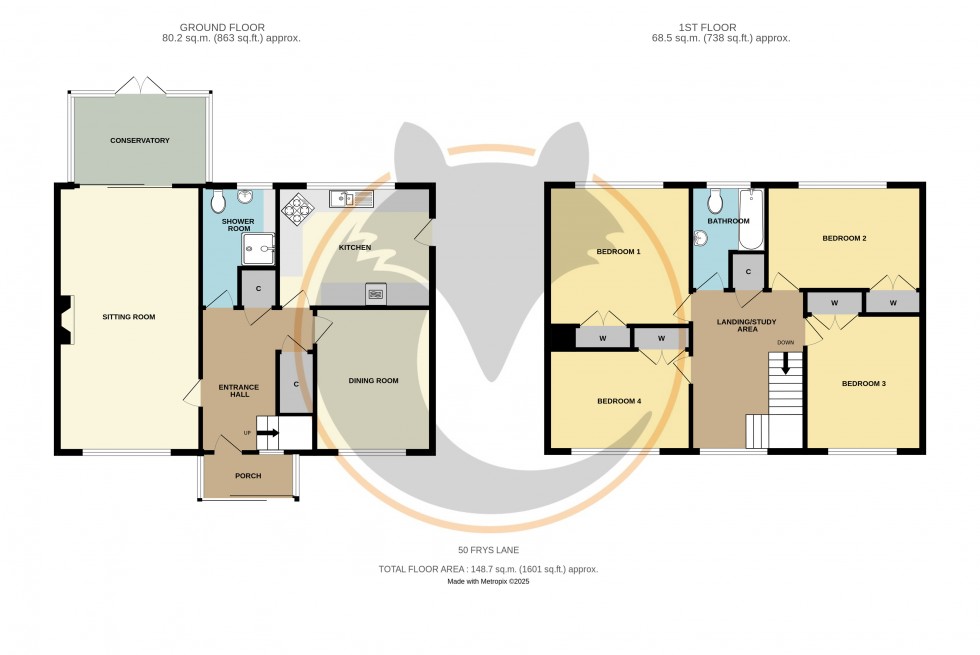 Floorplan for Everton, Lymington, Hampshire
