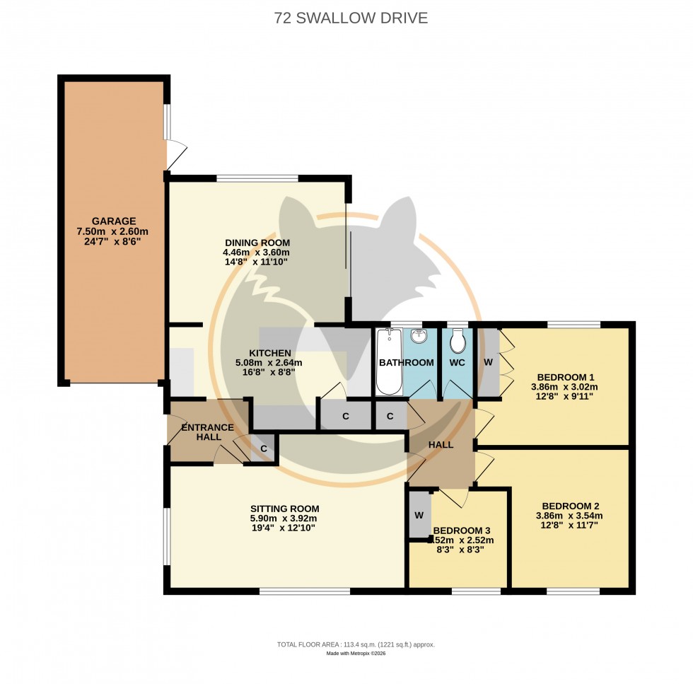 Floorplan for Milford on Sea, Lymington, Hampshire